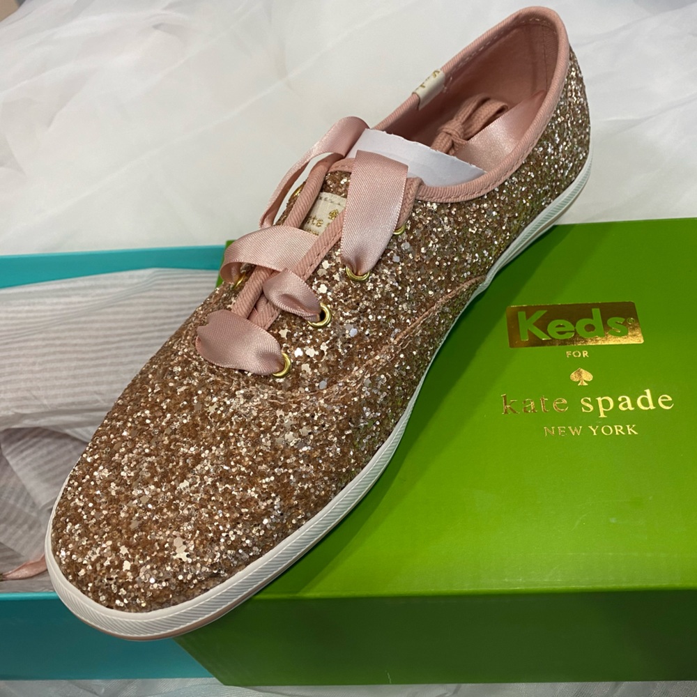 Keds Women's Champion Kate Spade Glitter Sneaker